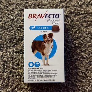 Offer Now! Bravecto Chew for Dogs, 44-88 lbs, 1 Chew (12-wks. supply)